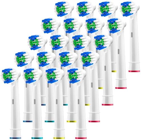 Replacement Toothbrush Heads Compatible with Oral B Electric Toothbrush Replacement Heads Precision Brush Heads Refills for Oralb Braun Pro 1000/7000/9600/500/3000/5000/6000/8000 Sensitive Precision +