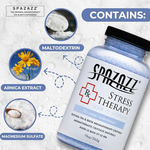 Spazazz Aromatherapy Spa and Bath Crystals 2Pk - Detox/Stress Therapy