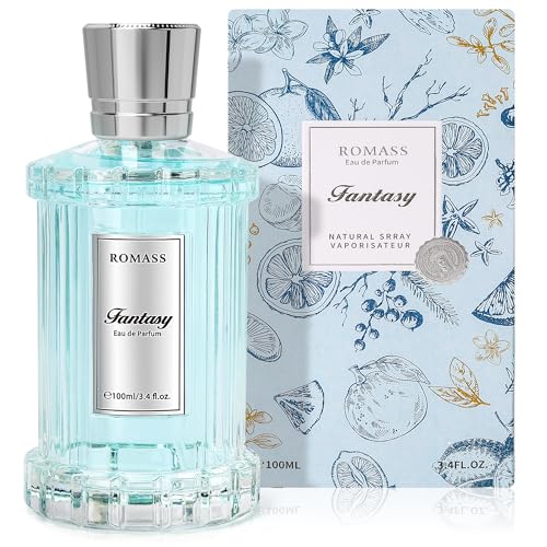 Fantasy EDP Eau de Parfum- Citrus Spicy Unisex Fragrance with Lemon, Bergamot & Ginger | 3.4oz Long-Lasting Spray