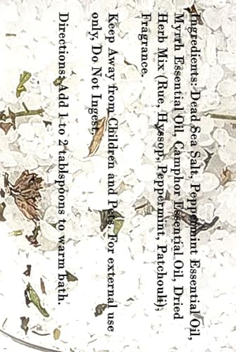 Uncrossing Bath Salts 8oz | Spiritual Cleansing, Purification & Banishing Rituals | Hoodoo Voodoo Conjure Wicca Spell