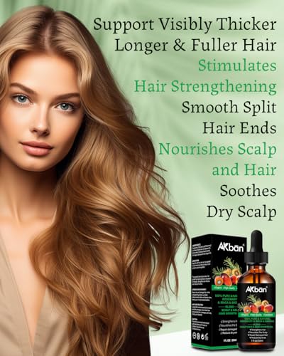 Batana Oil for Hair Growth, with Rosemary Oil Maca Argan Jojoba Oil, Promotes Hair Thickness, Nourish Scalp and Hair for All Hair Tapes | Glass Bottle with Dropper | 1fl oz + 1 fl oz