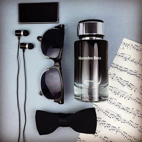 Mercedes-Benz Intense Men's Eau De Toilette - Bold, Spicy, Woody Aromatic Fragrance, 8.1 Oz