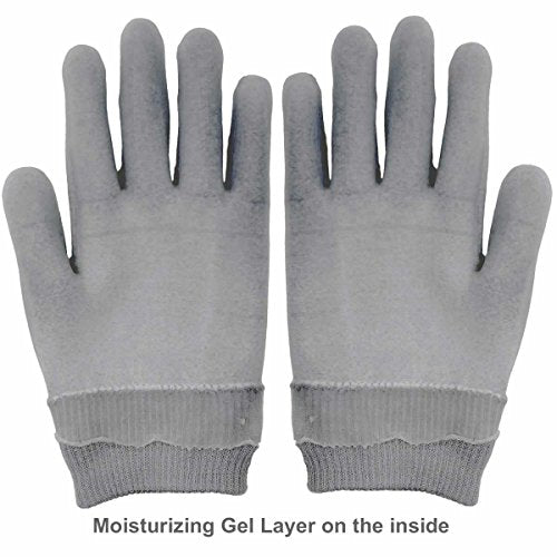 O'Keeffe's Working Hands Cream & Gloves Bundle: Unscented, Non-Greasy 3.2 oz. Cream, Gel Moisturizing Gloves (1 pair, Gray)