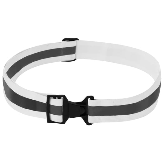 A-SAFETY Reflective Safety Bands for Wrist, Arm, Ankle, Leg.High Visibility Sports Gear for Walking Jogging Cycling, White