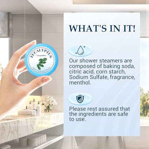 Shower Steamers, 18 PCS Set, Self Care Relaxation Shower Tablets with Shea Butter, Shower Bombs, Christmas Gift Ideas for Mother's Day, Women, Wife
