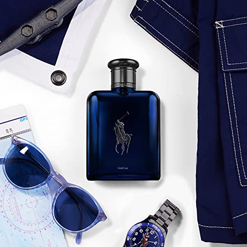 RALPH LAUREN FRAGRANCES - Polo Blue - Parfum - Men's Cologne - Aquatic & Fresh - With Citrus, Oakwood, and Vetiver - Intense Fragrance