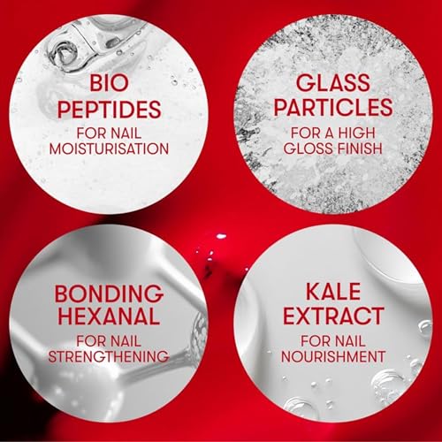 Nails Inc It's Topless Gel-Like Nail Polish Duo, 4-in-1 Base Coat, Treatment, Color & Top Coat, Long Lasting, Strong, Chip Free Nails, Glossy Salon Quality Manicure, Air Dry Nail Polish, 2 Piece Set