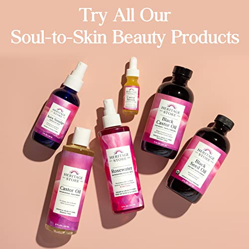 Heritage Store Hydrogen Peroxide Mouthwash - Daily Oral Care - Eucalyptus and Fresh Mint Mouth Wash - Gentle Bubbling Action for Clean, Healthy Gums and a Fresh Mouth, Sweetened with Xylitol, 16oz