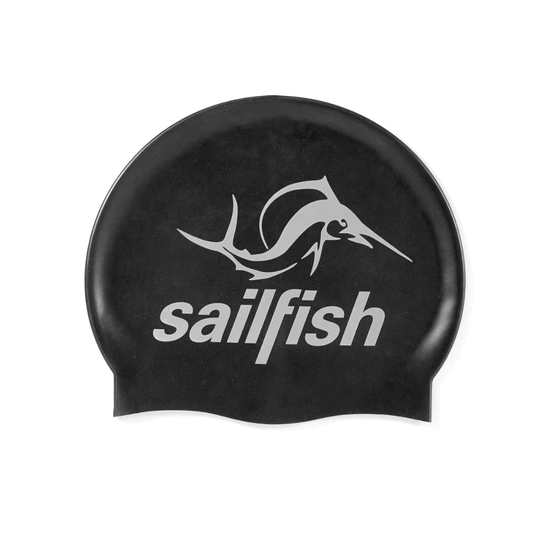 Sailfish Silicone Cap - Durable and Comfortable Silicone Swim Cap for Pool and Open Water