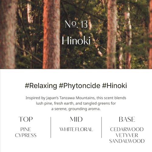 Perfume Hand Cream | Hinoki - Fresh Cypress Scent | Korean Subtle Perfumed Hand Moisturizer with Mango Seed & Shea Butter | Hydrates, Nourishes & Softens Very Dry Skin, 1.69oz.