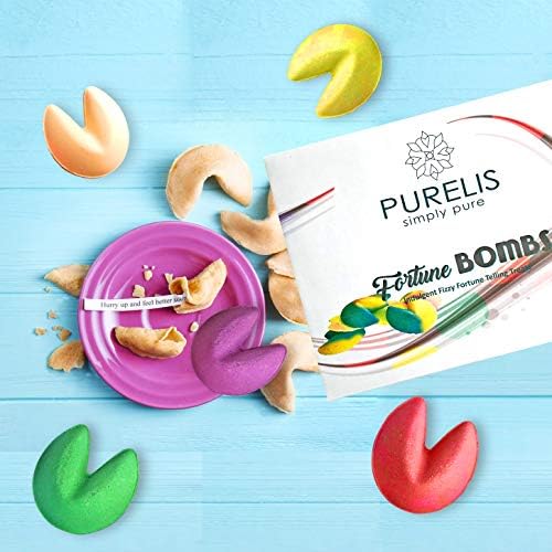 Bath Bombs Gift Set for Women -24 Fortune Telling Soothing Bath Bombs & Shower Steamers! Best Bulk Party Favor for Adults! Organic Bath Bombs for Women & Kids.#1 Wedding Favors for Women & Men!