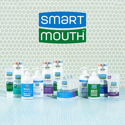 SmartMouth DDS Activated Clinical Mouthwash - for Fresh Breath - Clinical Strength Mouthwash for Gum Health, Gingivitis & More - Clean Mint Flavor, 16 fl oz (3 Pack)