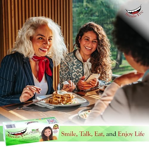 SmileFix Deluxe Dental Repair Kit - Color Matching Compound - Includes Tools - Missing Or Damaged Teeth - Fix Gaps, Broken Teeth - Durable Tooth Repair - Fast & Easy Process