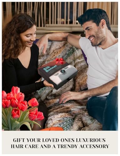 Real Silk Bonnet for Sleeping Women with Curly, Straight, & Fine Hair – Hair Cap for Sleep – Premium Alternative to Double Layer Satin Bonnet – Silk Hair Wrap for Sleep with Wonder Loop Tie – Green