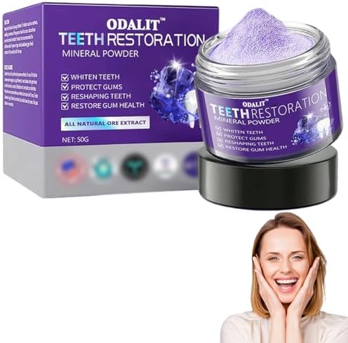 ODALIT Teeth Restoration Mineral Powder,Mineral Tooth Powder,freshen Breath,Protect Teeth and Gums (1)