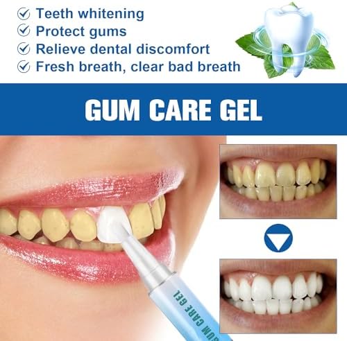 Taileden Gum Repair Therapy Gel, Taileden™ GumCareGel, Gum Shield Therapy Gel for Recessed Gums,Teeth Whitening Essence Pen Reduce Yellowing Oral Care