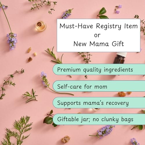 Sitz and Soak Mama Therapy | Postpartum Sitz Bath | Epsom Salt and Essential Oil Postpartum Bath Salts | Non-Toxic | All Natural