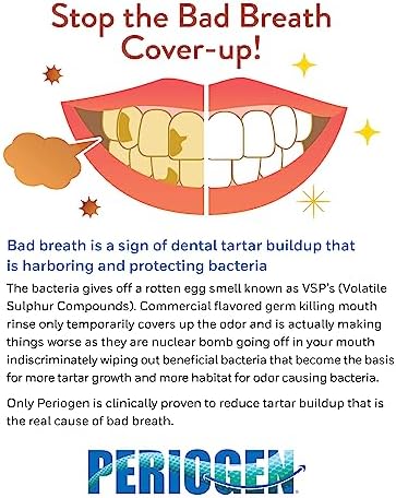 Periogen Tartar Control Toothpaste, SLS Free, Enamel Safe, Whitening Gel Formula, Get Your Teeth Hygienist Clean with Periogen Oral Care!