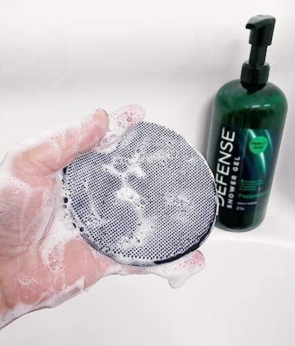 Defense Soap Body Scrubber Shower Hook Combo Set