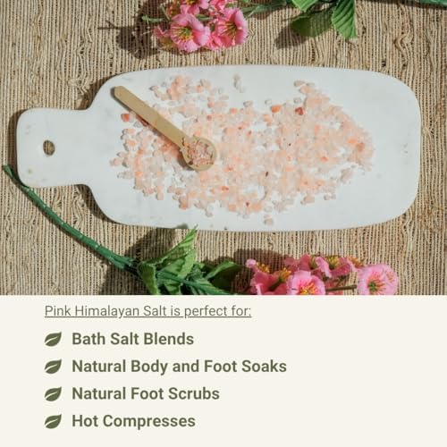 Nature Packaged Pink Himalayan Salt (16oz) - Direct from The Himalayan Mountains - Pure Coarse Grain Organic Salt for Body Scrubs, Adding to Baths, and Foot Soaking 2 Pack
