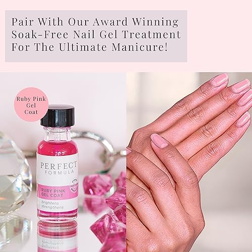 Perfect Formula Glass Nail File (Set of 2) - Crystal Nail Files with Case - High Quality, Professional Czech Glass Nail File