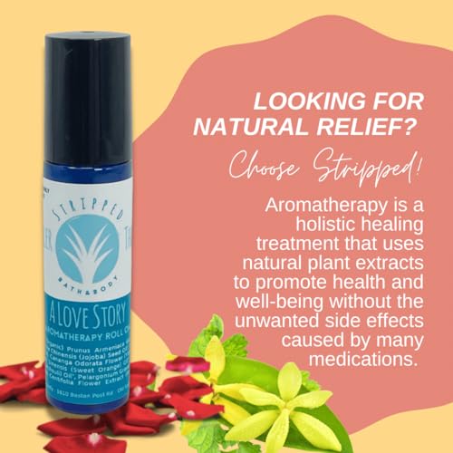 A LOVE STORY Essential Oil Roll On (12ml) | Couples, Massage, Self-Love Essential Oil Blend | All-Natural Aromatherapy for Romance and Passion