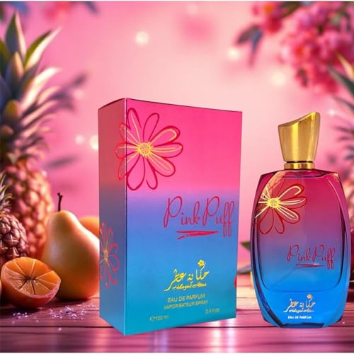 PinkPuff Eau De Parfum, 3.4 Fl Oz, Floral Gourmand Fragrance, Unisex