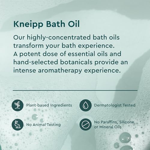 Kneipp Bathe in Happiness 6-Piece Bath Oil Set - 0.67 Per Bottle (6 Total) - Ideal for Trial & Travel - One Bottle Delivers Up to Two Baths