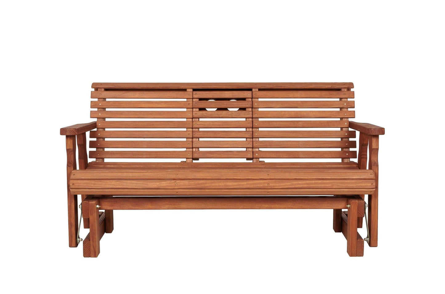 Amish Casual Heavy Duty Rollback Console Glider, 5-Foot, Unfinished