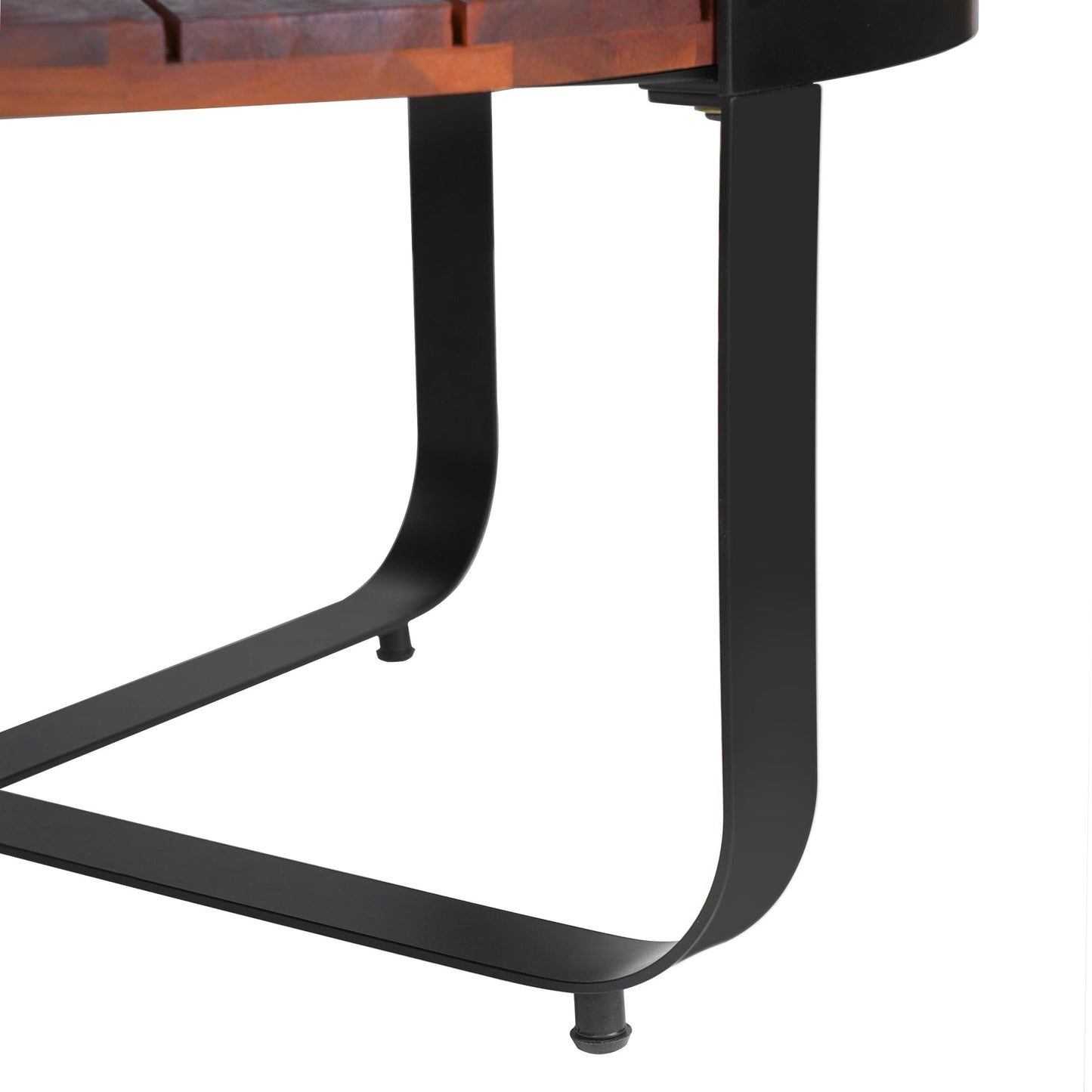 Homy Casa Outdoor Table, Elegant Patio & Garden Centerpiece for Relaxation & Gatherings, Brown