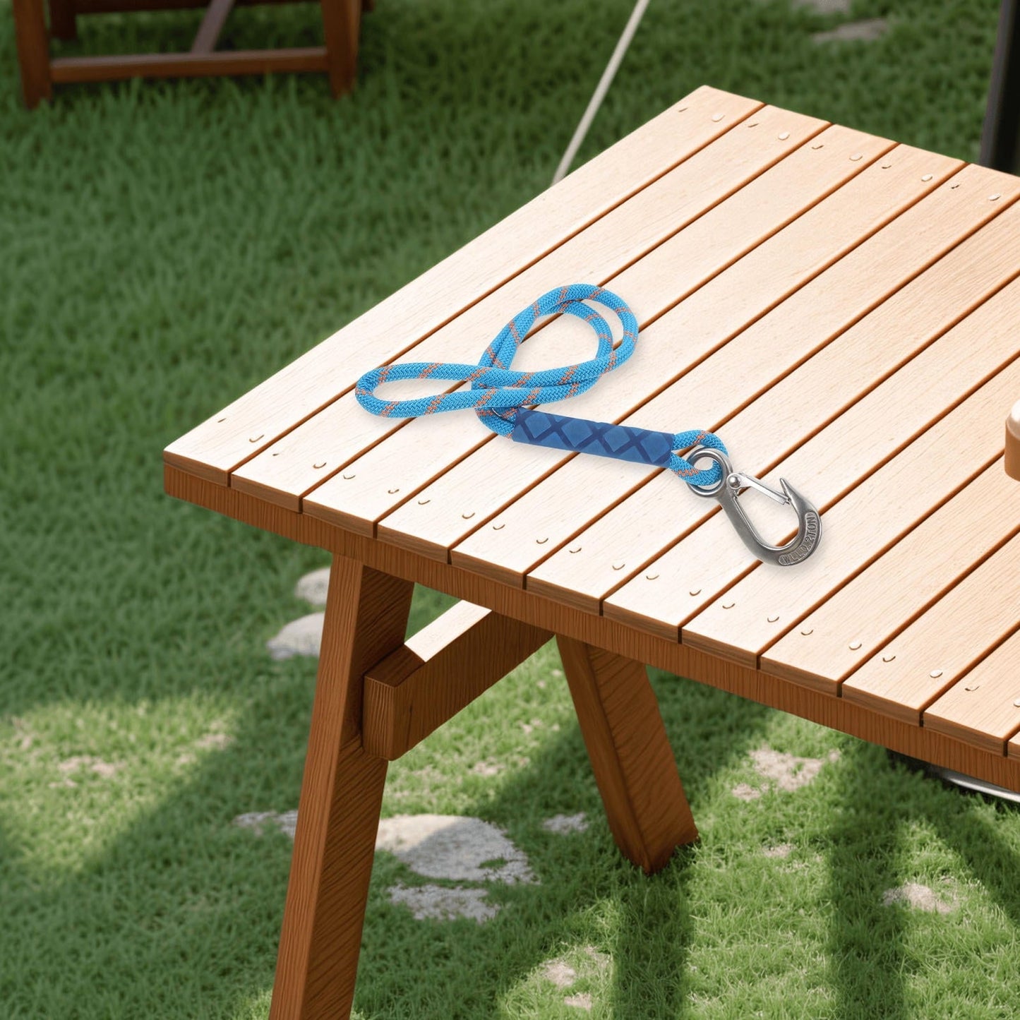 Amosfun tree safety strap Tree Swing Strap Stainless Steel Outdoor Activities 1Set