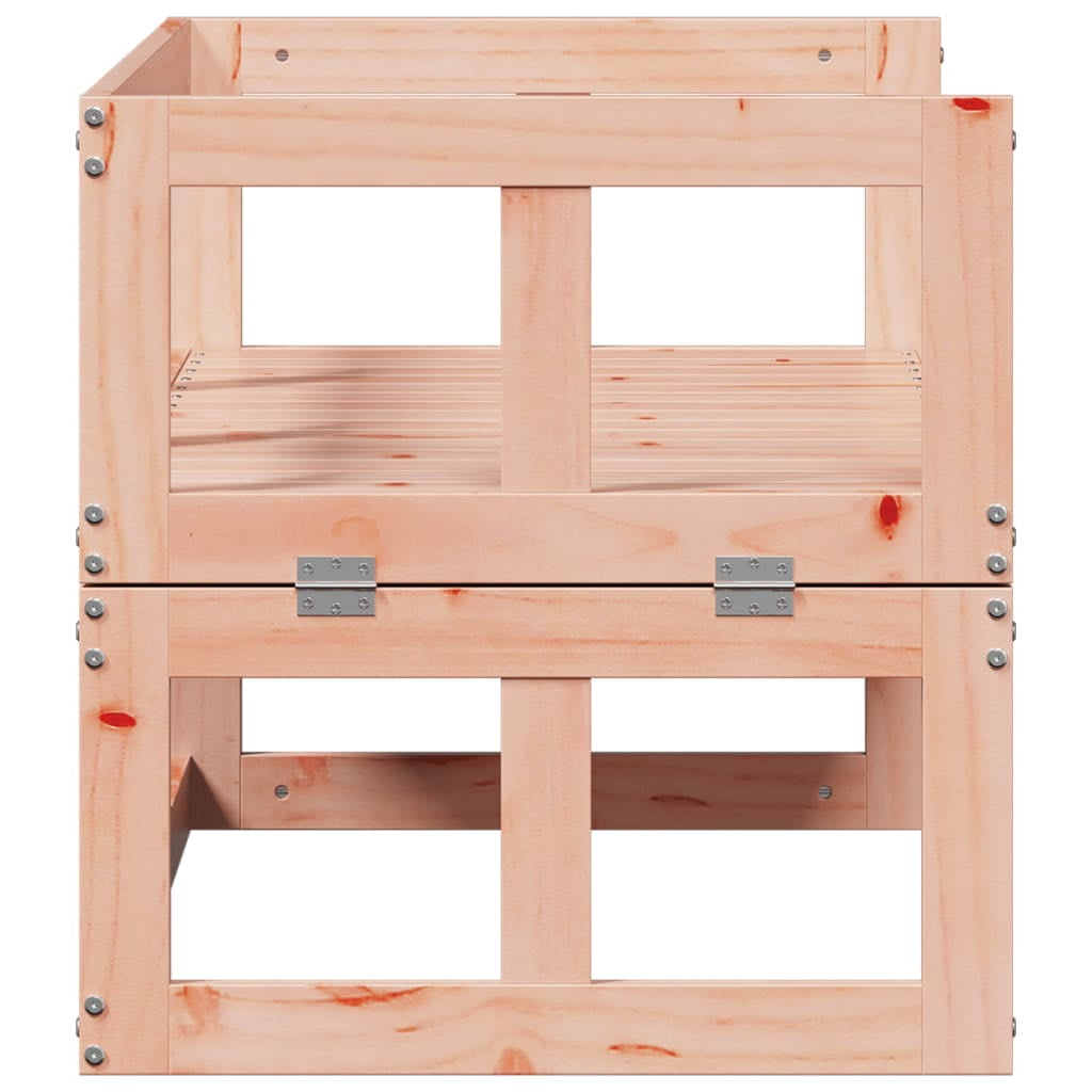 vidaXL Garden Sofa Bench Natural wood Solid Douglas wood Extendable