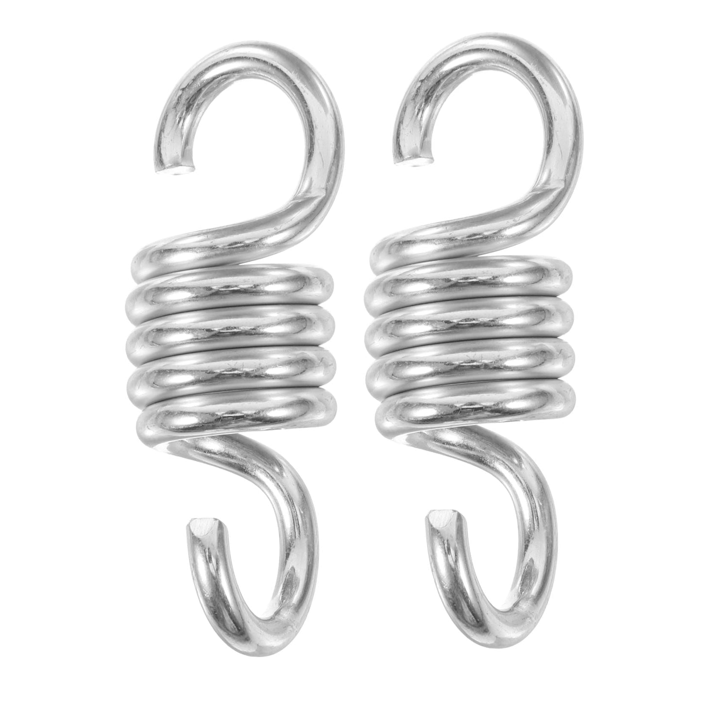 Amosfun 2Pcs Coil Spring For Swing Galvanized Iron For Patio Swing With Suspension