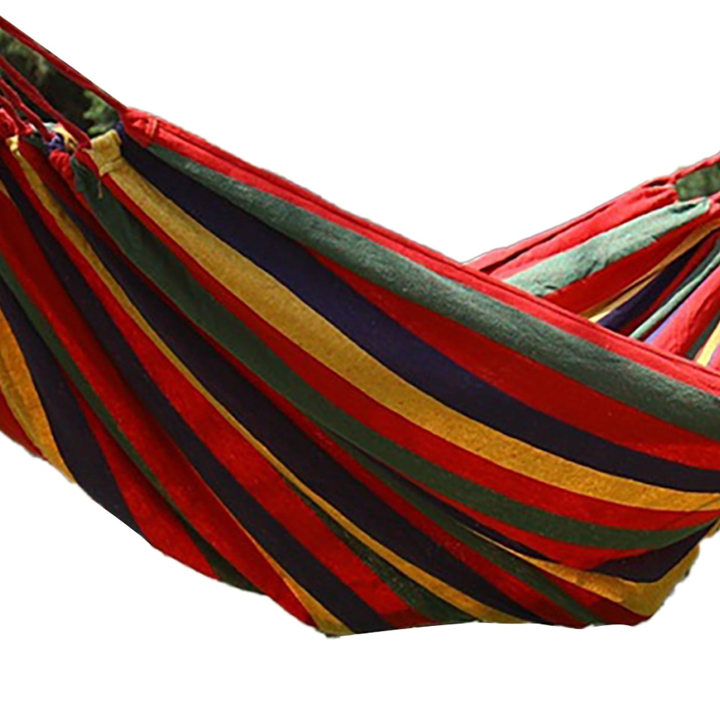 Portable Outdoor Hammock, Single and Double Striped Hammock, Suitable for Outdoor/Indoor Courtyard and Backyard Camping