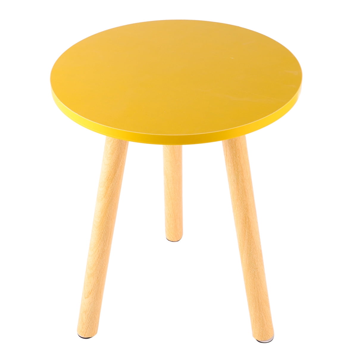 Raindrops 1Pack Modern Minimalist Coffee Table Waterproof Round Table for Yellow