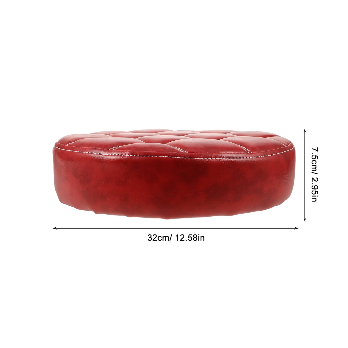 FUEENIRVA Round Stool Pu Seat Comfortable Sitting For Bar Counter 12.58X12.58X2.95In 1Pack