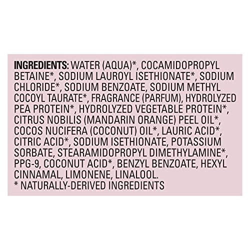 Love Beauty and Planet Sulfate-Free Shampoo Vegan Biotin & Sun-Kissed Mandarin Deep Cleanse, Hydrate, Strengthen, Volumize & Shine 5-in-1 Multi-Benefit Nourishing Shampoo 32 oz