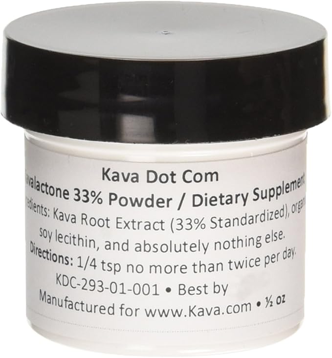 33% Kavalactone Kava Kava Extract Powder (0.5 oz)
