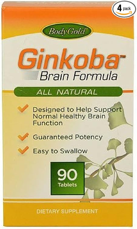 Ginkoba Memory 90 Tablets (Pack of 4)