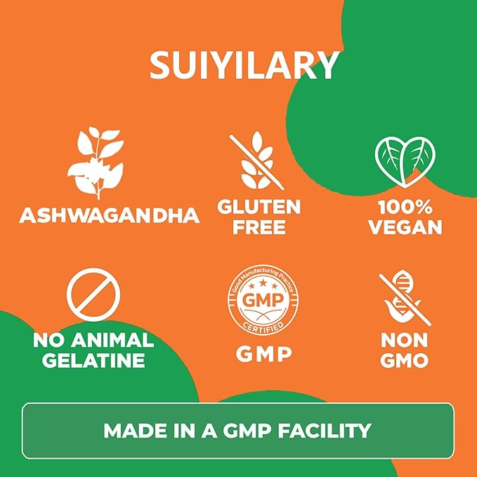 Ashwagandha Gummies 3000mg, Ashwagandha High Strength Root Extract Supplement with Vitamin D2 for Men Women, Strawberry Flavour 1 Months Supply 60 Gummies