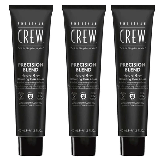 American Crew Men's Temporary Hair Color, Temporary Hair Dye, Natural Gray Coverage, Medium Ash, 1.35 Fl Oz