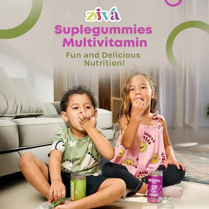 Ziva Suplegummies + Car Toy (100 Gummies)