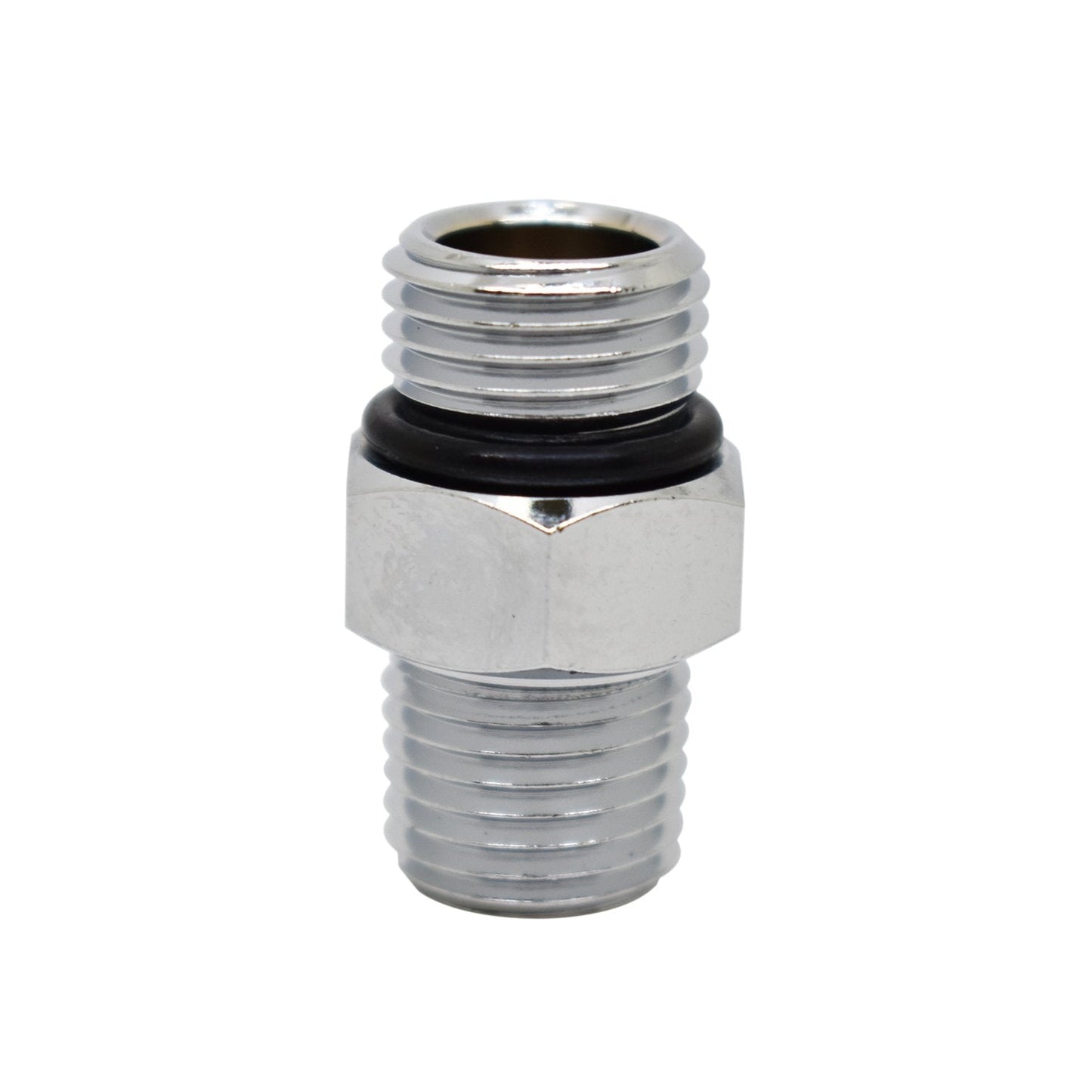 Scuba Choice Scuba Diving Male 9/16-18 to Male 1/4" NPT Adaptor, Silver