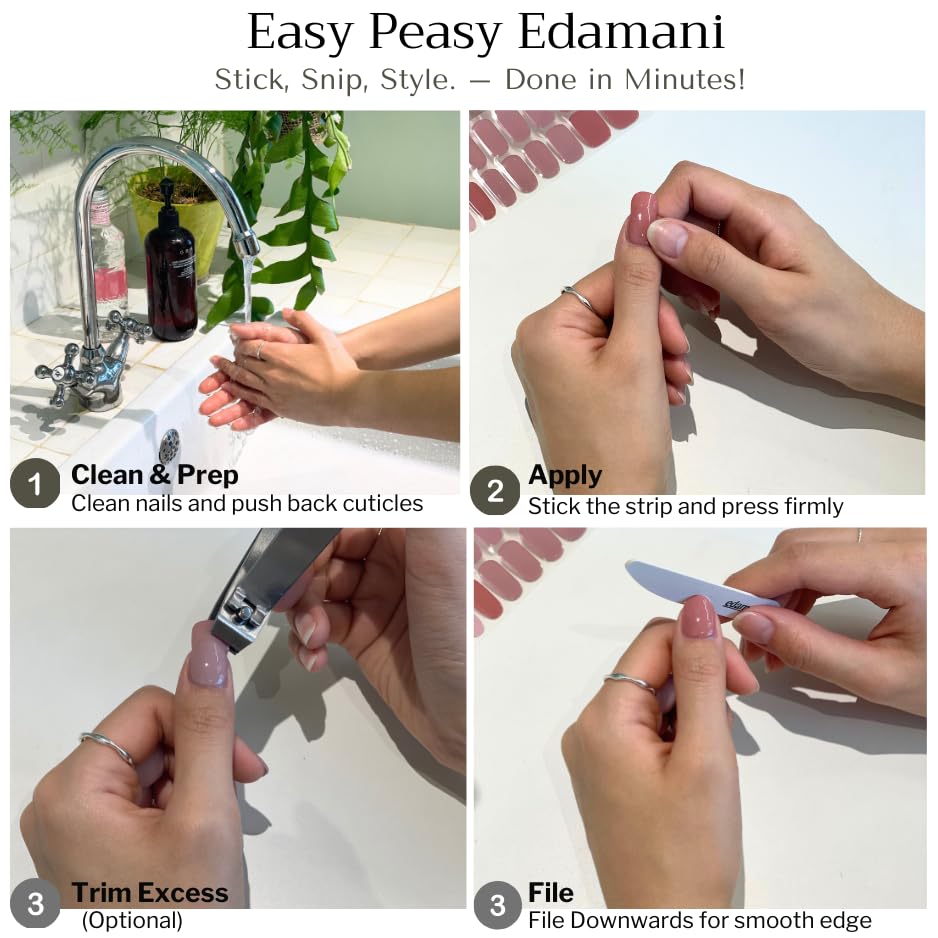 Fully-Cured Instant 100% Real Gel Nails - SKIP the UV/LED/SUN! Instant Salon Look Manicure That’s Safer & Easier Than Semi-Cured | No Dry Time, No Damage, 14+ Days Wear, Toxin-Free (Pink Fizz)