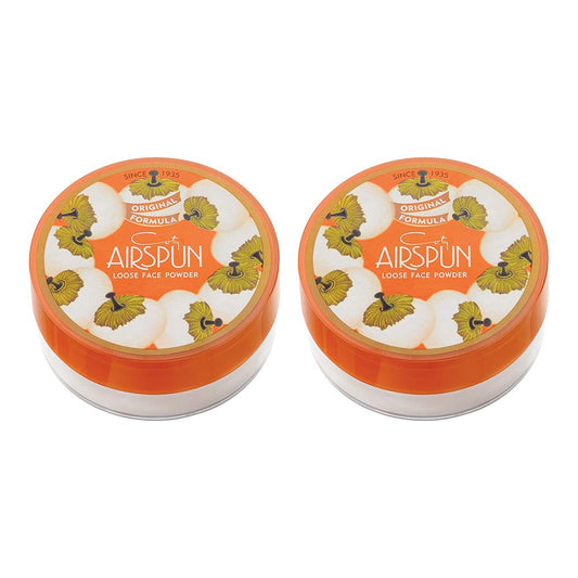Coty Airspun Loose Face Powder, Translucent, Pack Of 2