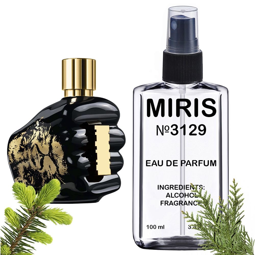 Miris No.3129 | Impression Of Spirit Of The Brave | Men Eau De Parfum | 3.4 Fl Oz / 100 Ml