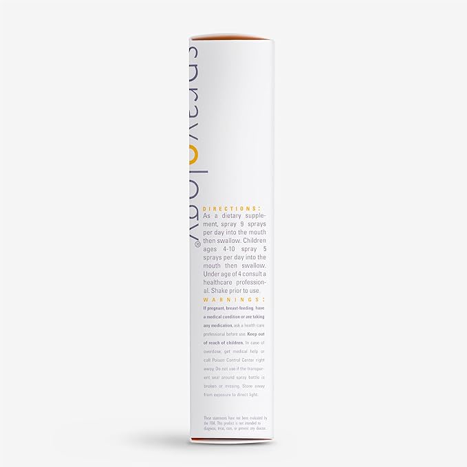 Sprayology EveryDay Energy | Vitamin B12 and Folate Supplement Spray | Vegan Oral Spray for Energy, Metabolism & Brain Support | All-Natural, Gluten-Free & Lactose-Free | 30 Day Supply (1.7 fl oz)