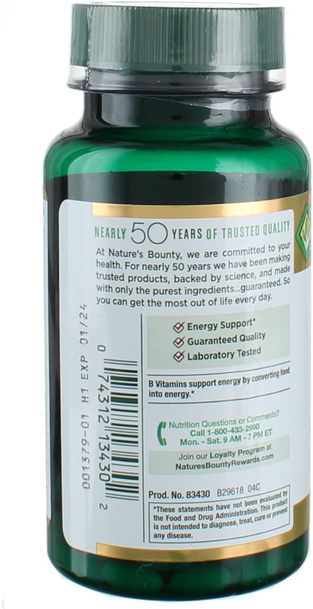 Nature's Bounty Biotin 5000 mcg Liquid Softgels 72 ea (Pack of 3)