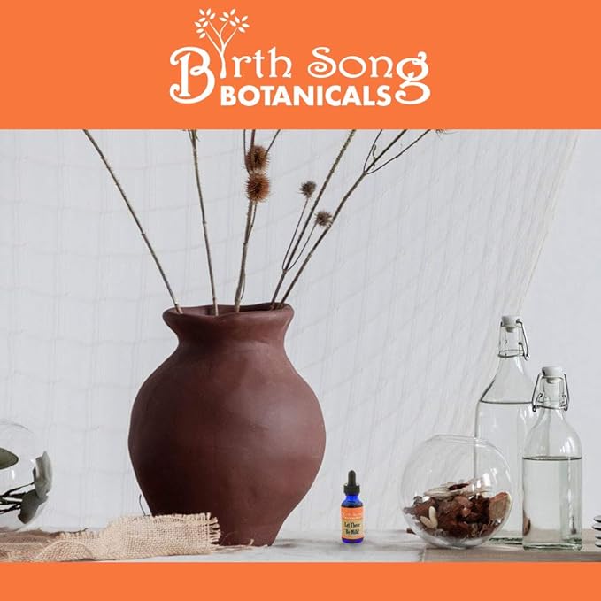 Let There Be Milk! Herbal Breastfeeding Tincture To Support Breast Milk Supply* For Lactating and Pumping Moms with Fenugreek and Goat's Rue, 1oz Bottle