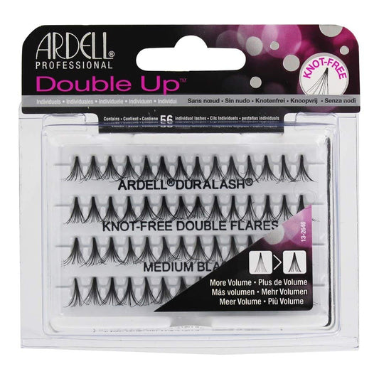 Ardell Double Individuals Knot Free Double Flares Black Med (3 Pack)